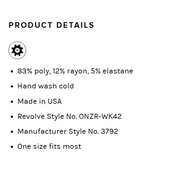 NEW Onzie x Revolve Boyfriend Sweatshirt Black Knit - Picture 7 of 7